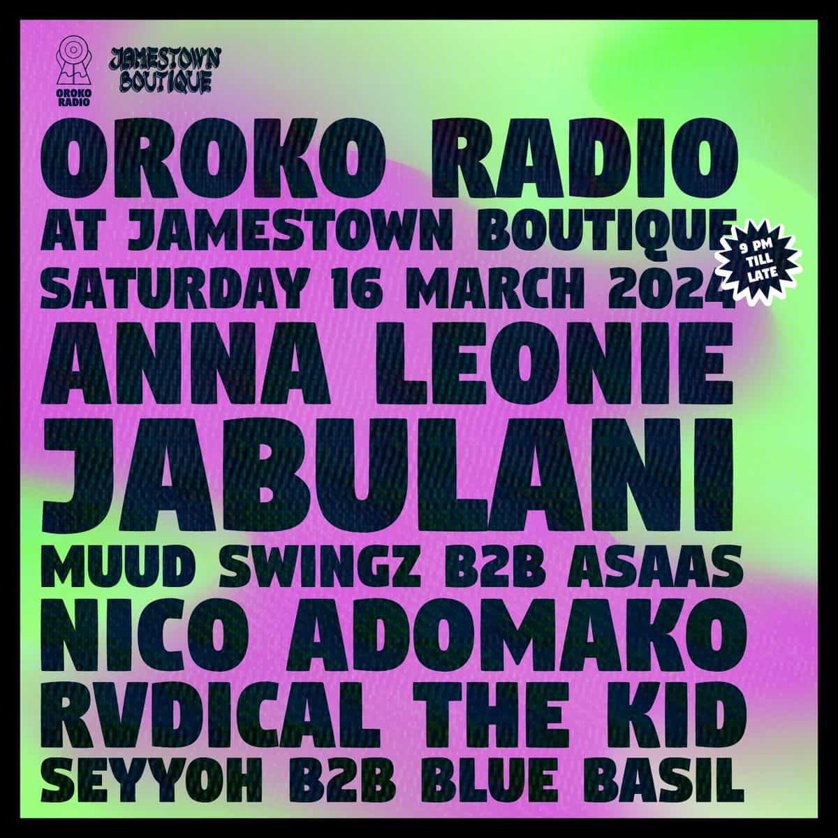 Oroko Radio at Jamestown Boutique