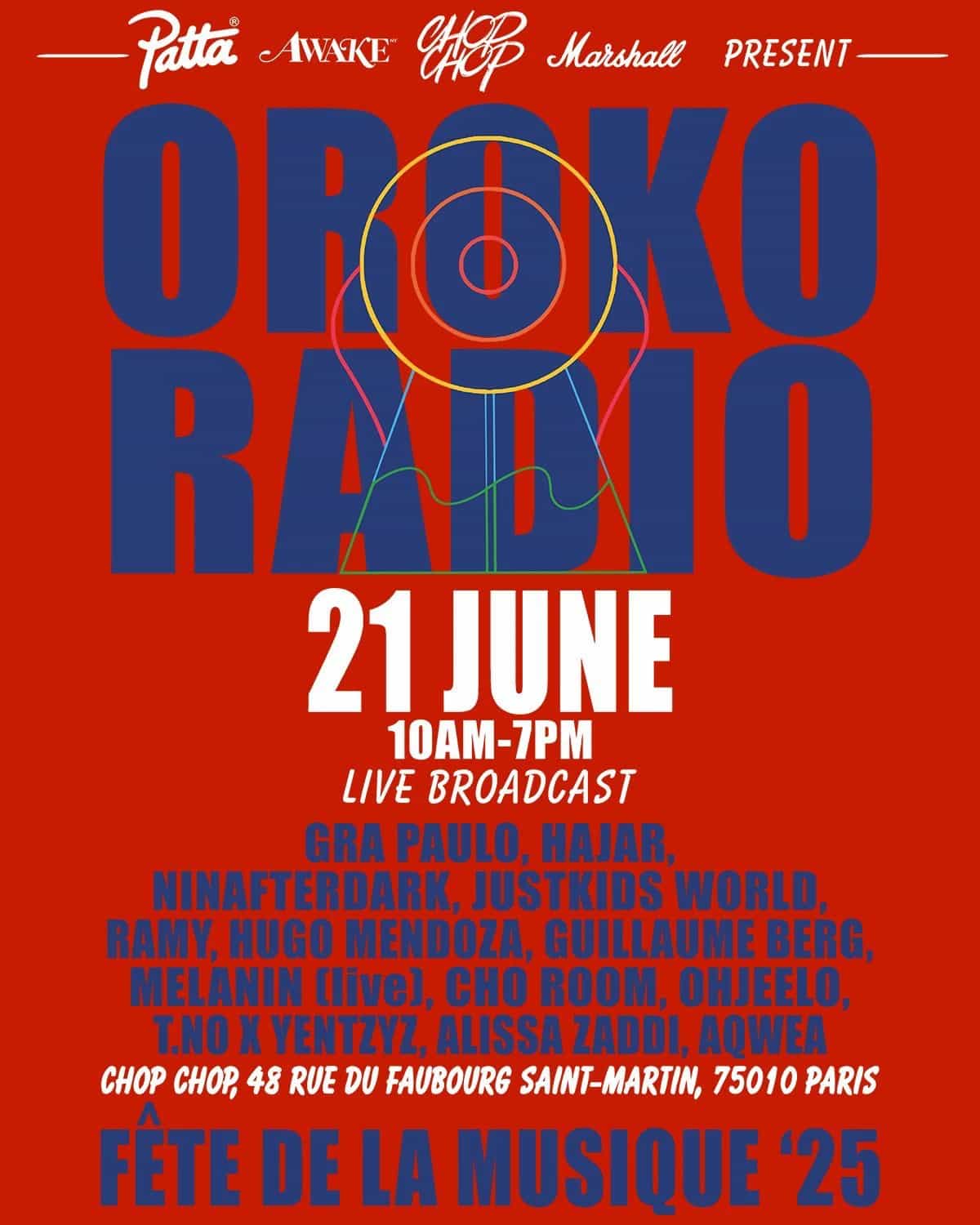Oroko Radio: Fête de la Musique 2025